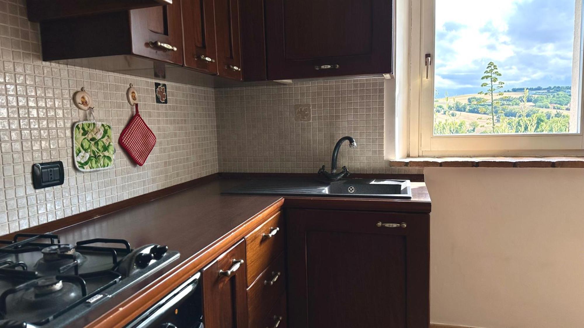 شقة S214 - Sirolo, Trilocale Con Giardino In Zona Tranquilla المظهر الخارجي الصورة